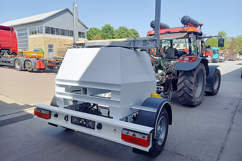 5,5t FLM-Nachlaufanhänger für den Langmaterialtransport