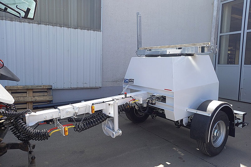 5,5t FLM-Nachlaufanhänger für den Langmaterialtransport