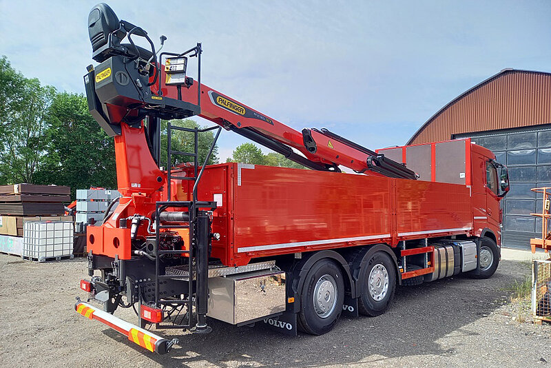 40t Baustoffzüge mit PALFINGER Ladekran PK 20.501L TEC 3.
