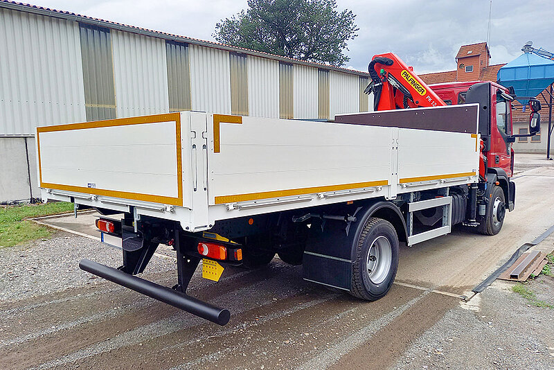 16t Pritschenaufbau mit PALFINGER Ladekran PK 12.501 SLD 5