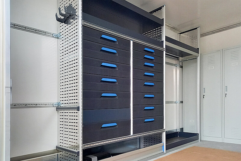 Werkstattkoffer mit Innenausbau